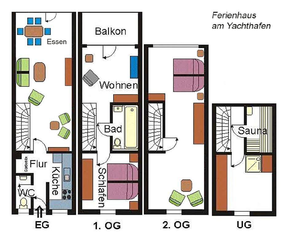 Ferienhaus Suedblick Am Yachthafen Breege Dış mekan fotoğraf